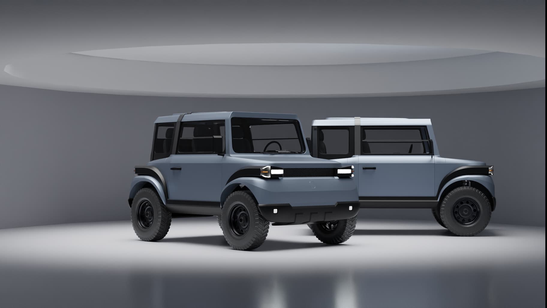 Electric microcar, studio